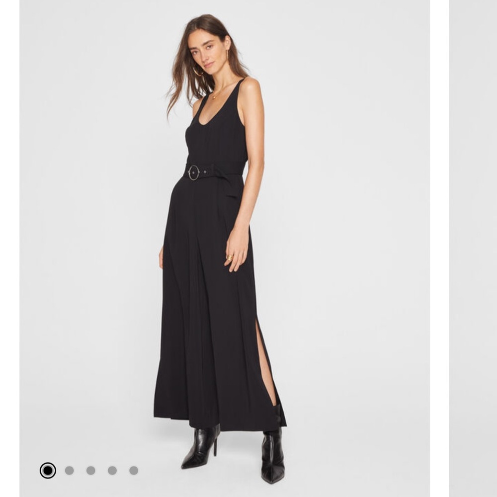 • Club Monaco • Women’s Belted Scoop Neck Jumpsuit
 Black 6